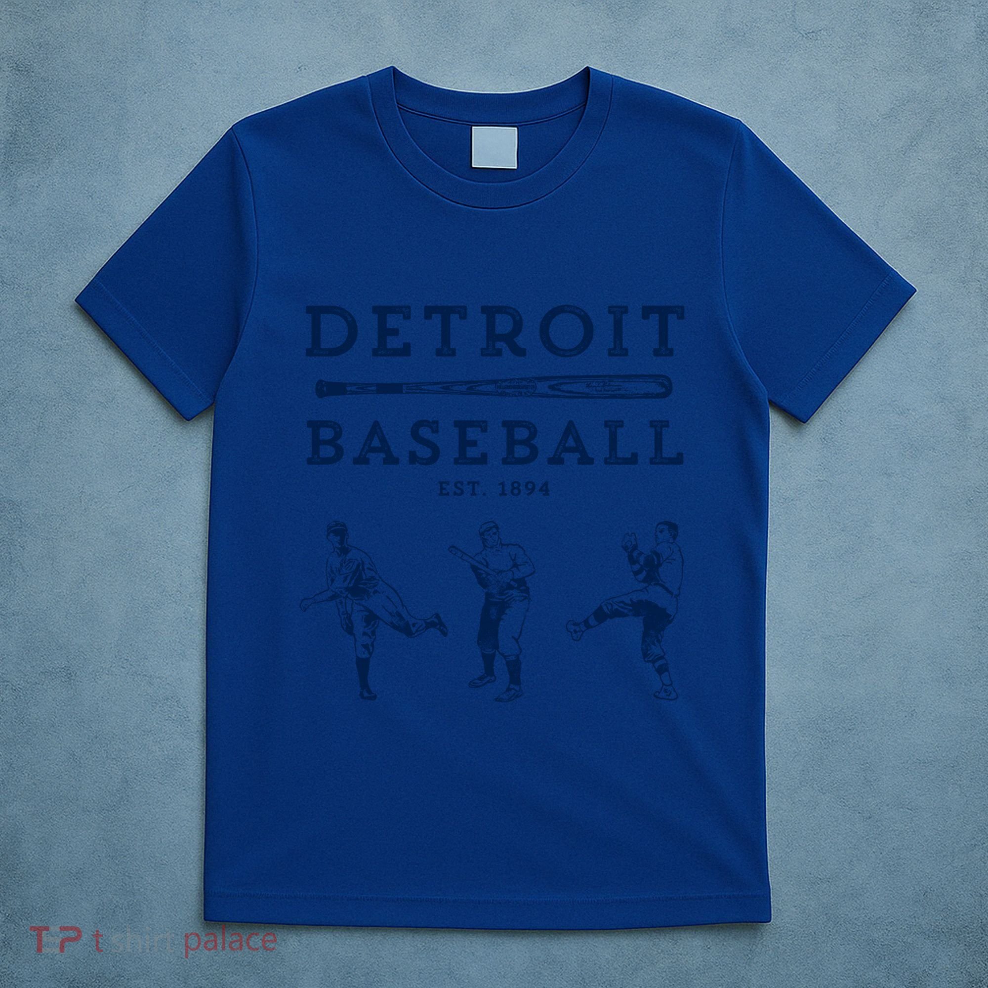 Classic Detroit Baseball Fan Retro Funny Gift T-Shirt