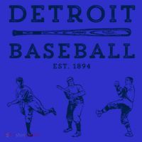 Classic Detroit Baseball Fan Retro Funny Gift Toddler T-Shirt thumb 4