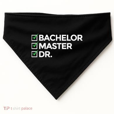 Cool Doctorate Bachelor Doctors Masters Degree Cute Gift USA-Made Doggie Bandana
