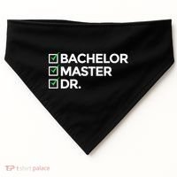 Cool Doctorate Bachelor Doctors Masters Degree Cute Gift USA-Made Doggie Bandana thumb 0