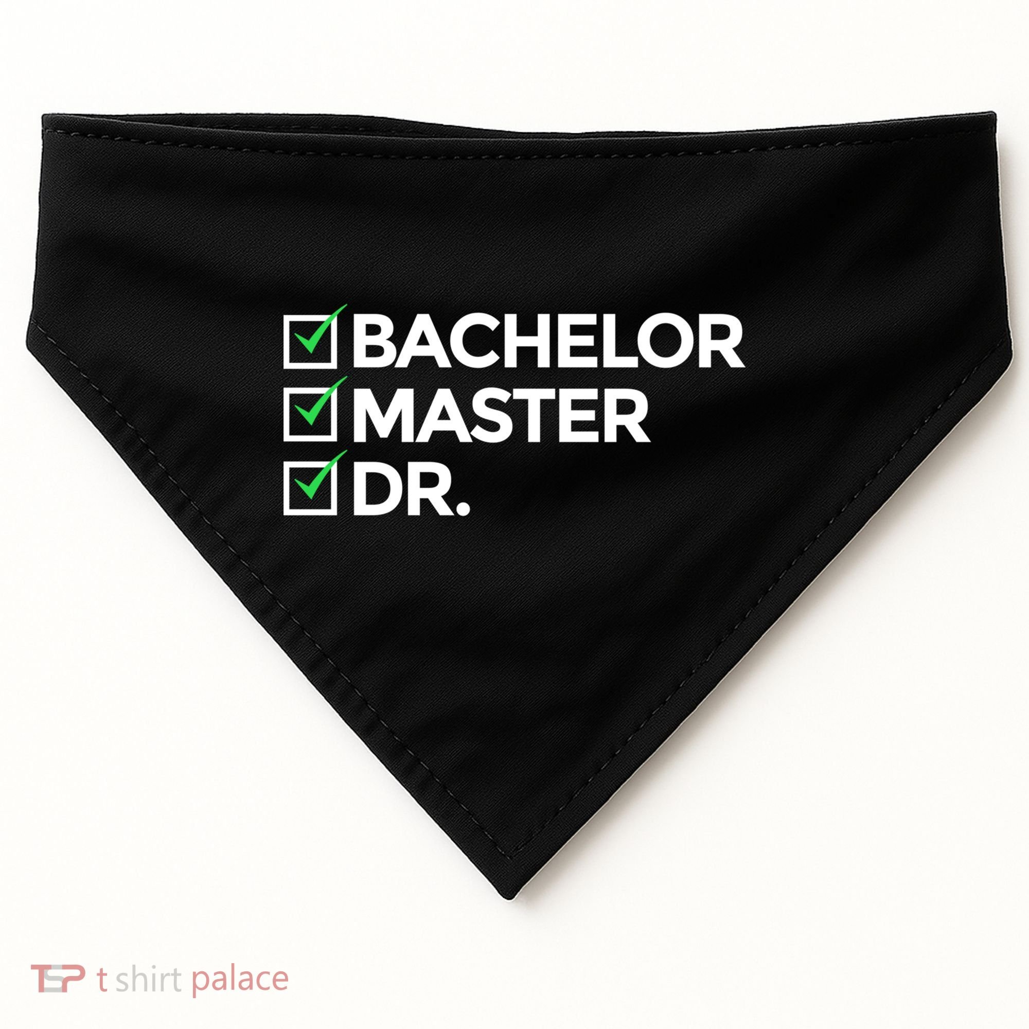 Cool Doctorate Bachelor Doctors Masters Degree Cute Gift USA-Made Doggie Bandana