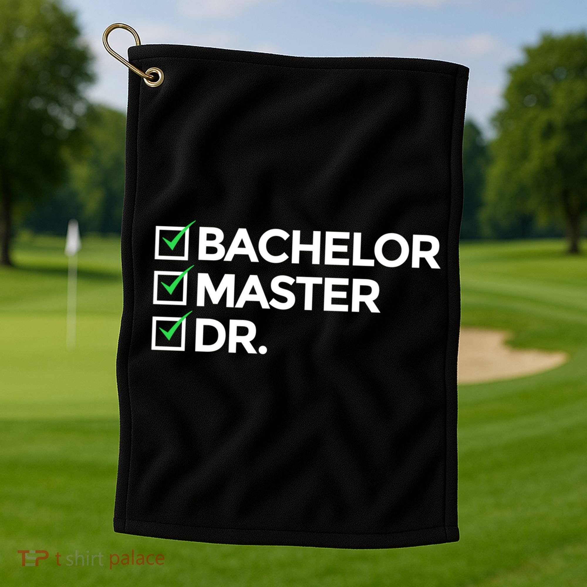 Cool Doctorate Bachelor Doctors Masters Degree Cute Gift Golf Towel