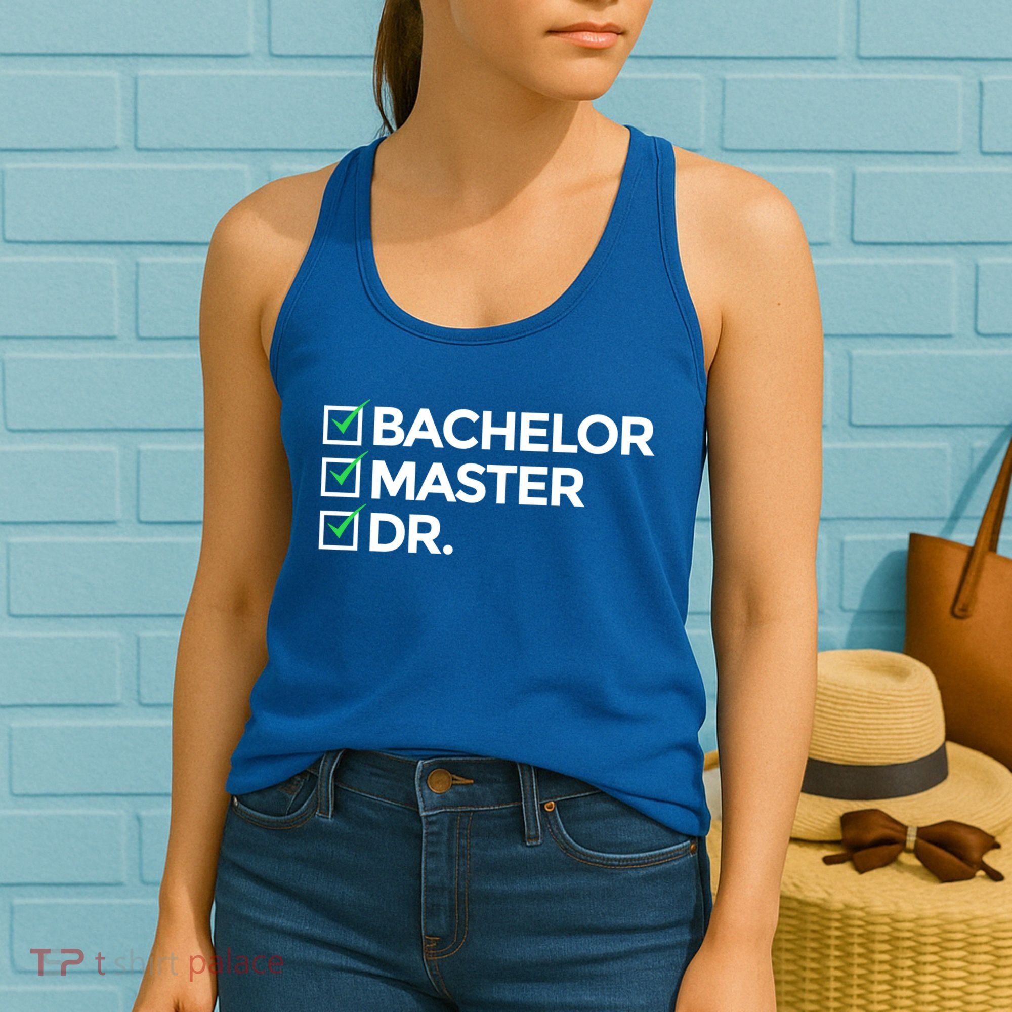 Cool Doctorate Bachelor Doctors Masters Degree Cute Gift Women's Tank Top
