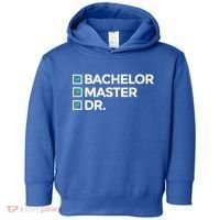 Cool Doctorate Bachelor Doctors Masters Degree Cute Gift Toddler Hoodie thumb 0