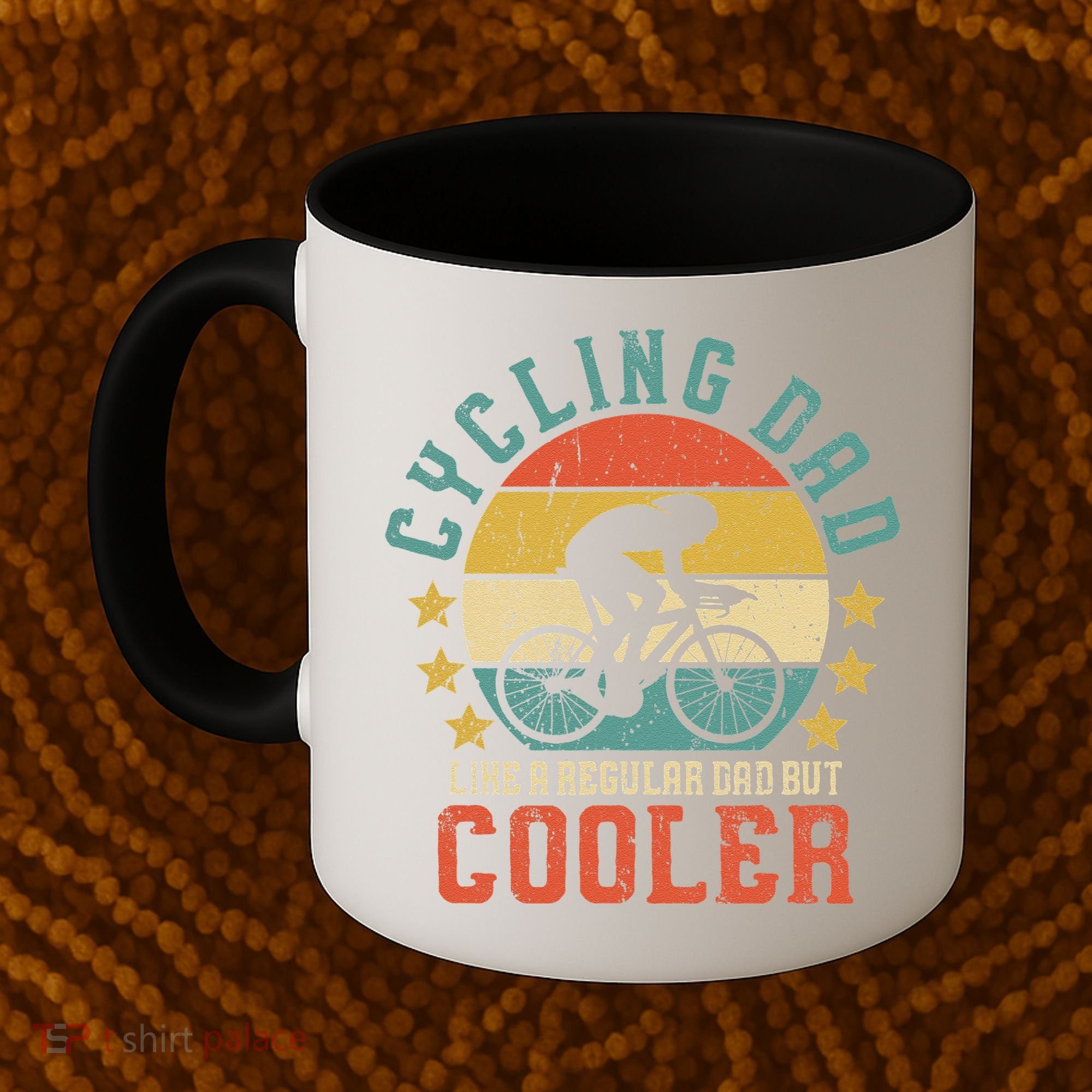 Cycling Dad Bike Rider & Cyclist Fathers Day Coffee Mug
