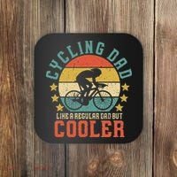 Cycling Dad Bike Rider & Cyclist Fathers Day Coaster thumb 0