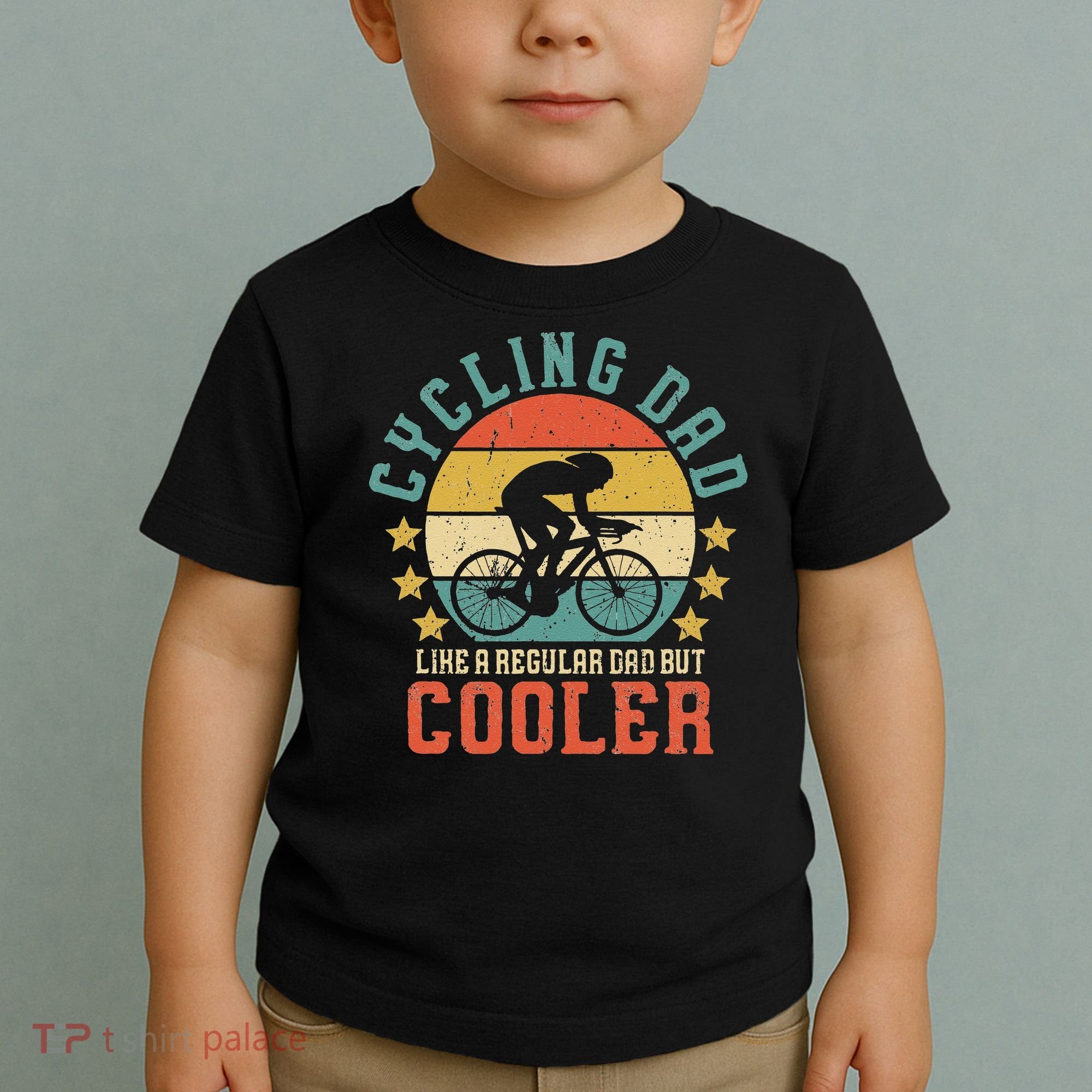 Cycling Dad Bike Rider & Cyclist Fathers Day Toddler T-Shirt