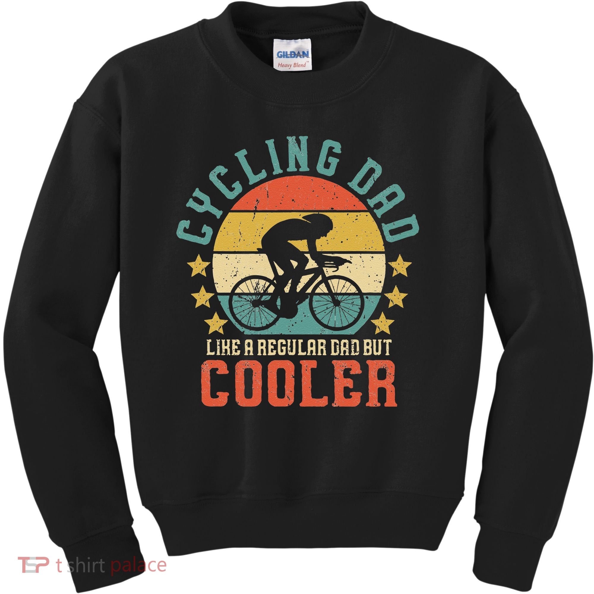 Cycling Dad Bike Rider & Cyclist Fathers Day Kids Sweatshirt