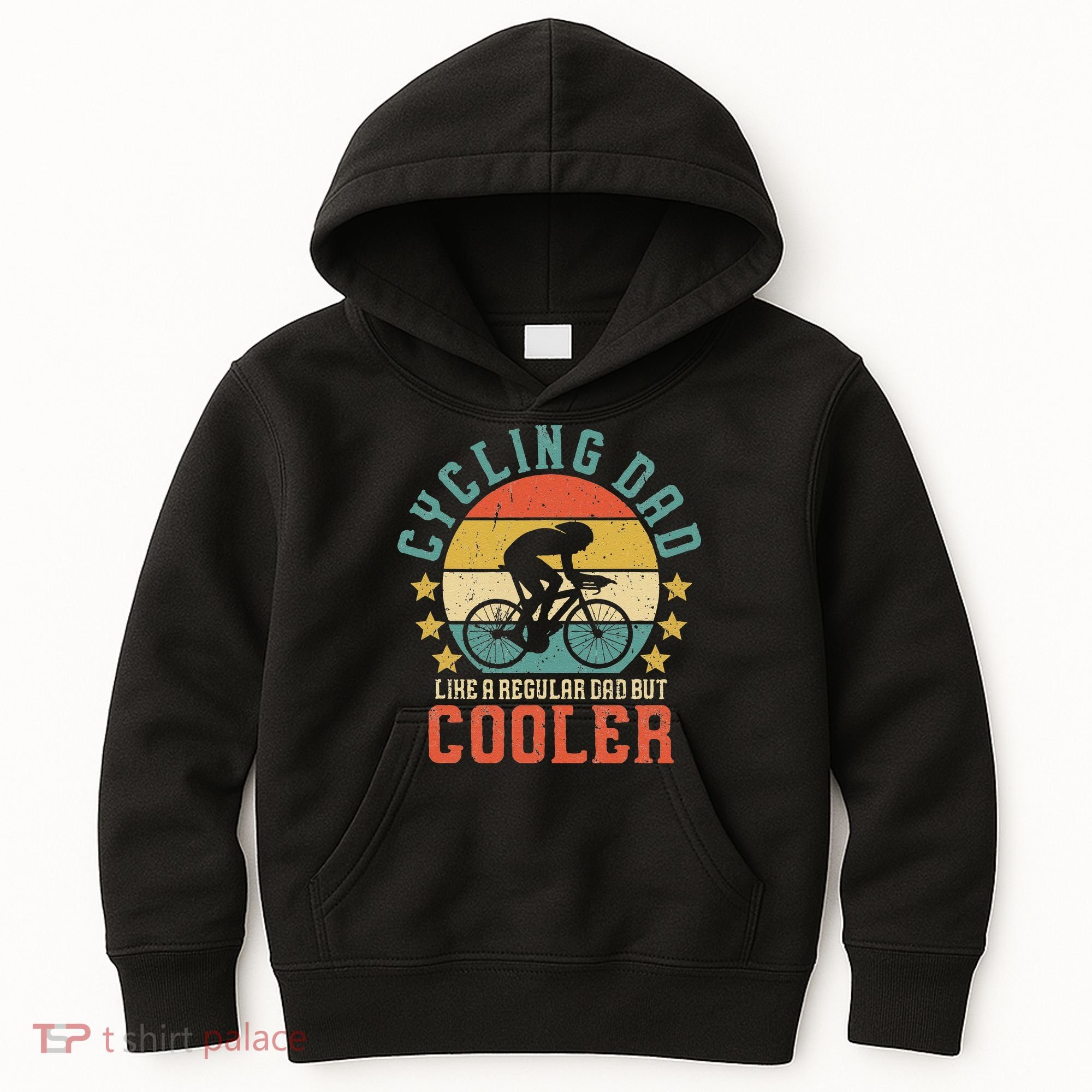Cycling Dad Bike Rider & Cyclist Fathers Day Kids Hoodie