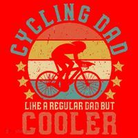 Cycling Dad Bike Rider & Cyclist Fathers Day Santa Hat thumb 1