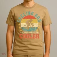 Cycling Dad Bike Rider & Cyclist Fathers Day T-Shirt thumb 3
