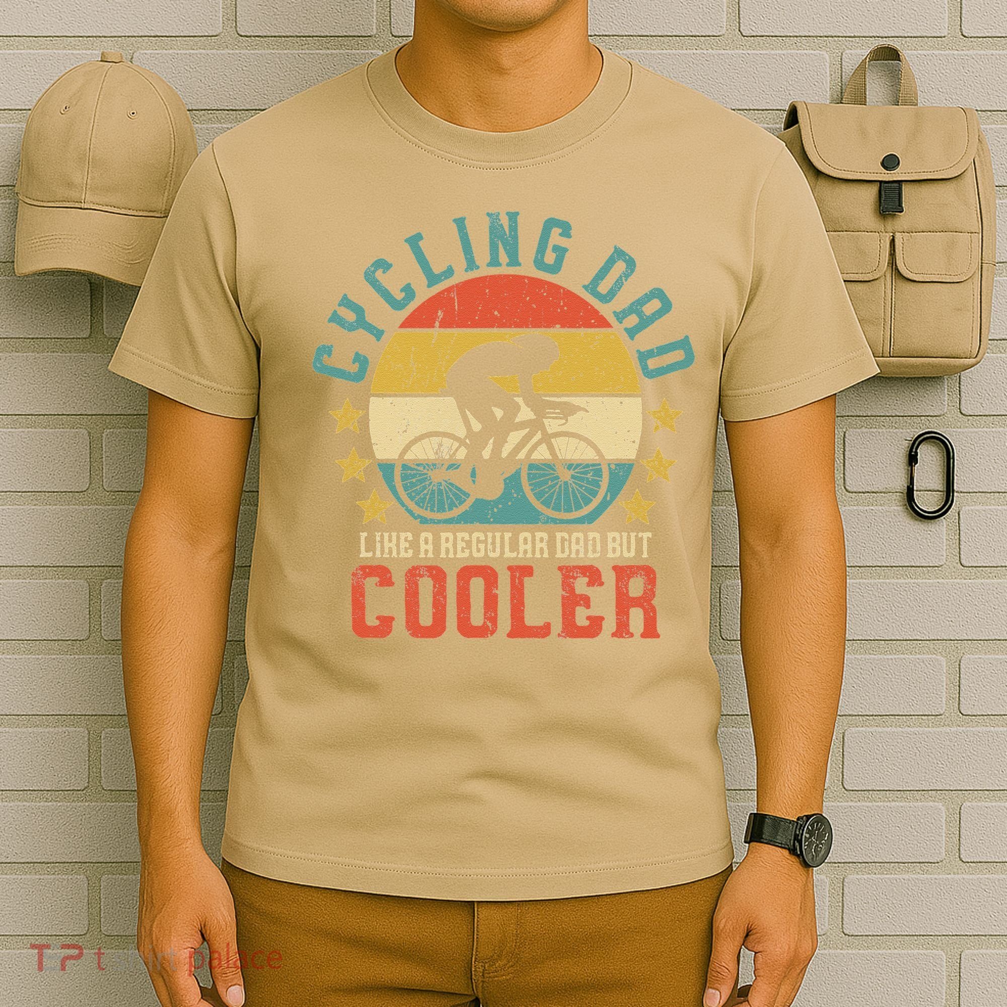 Cycling Dad Bike Rider & Cyclist Fathers Day T-Shirt