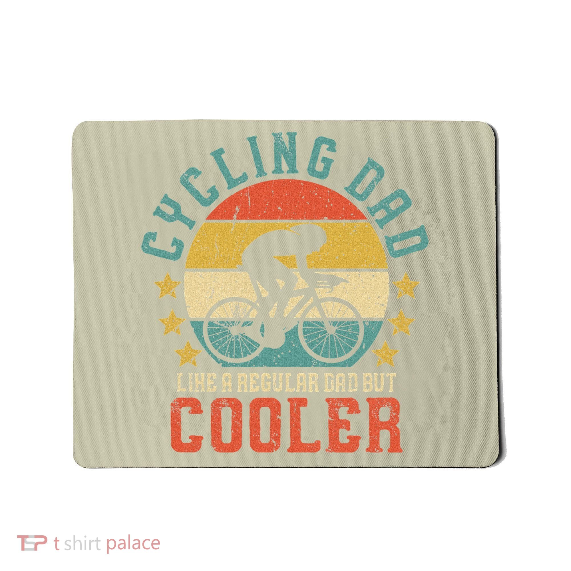 Cycling Dad Bike Rider & Cyclist Fathers Day Mousepad