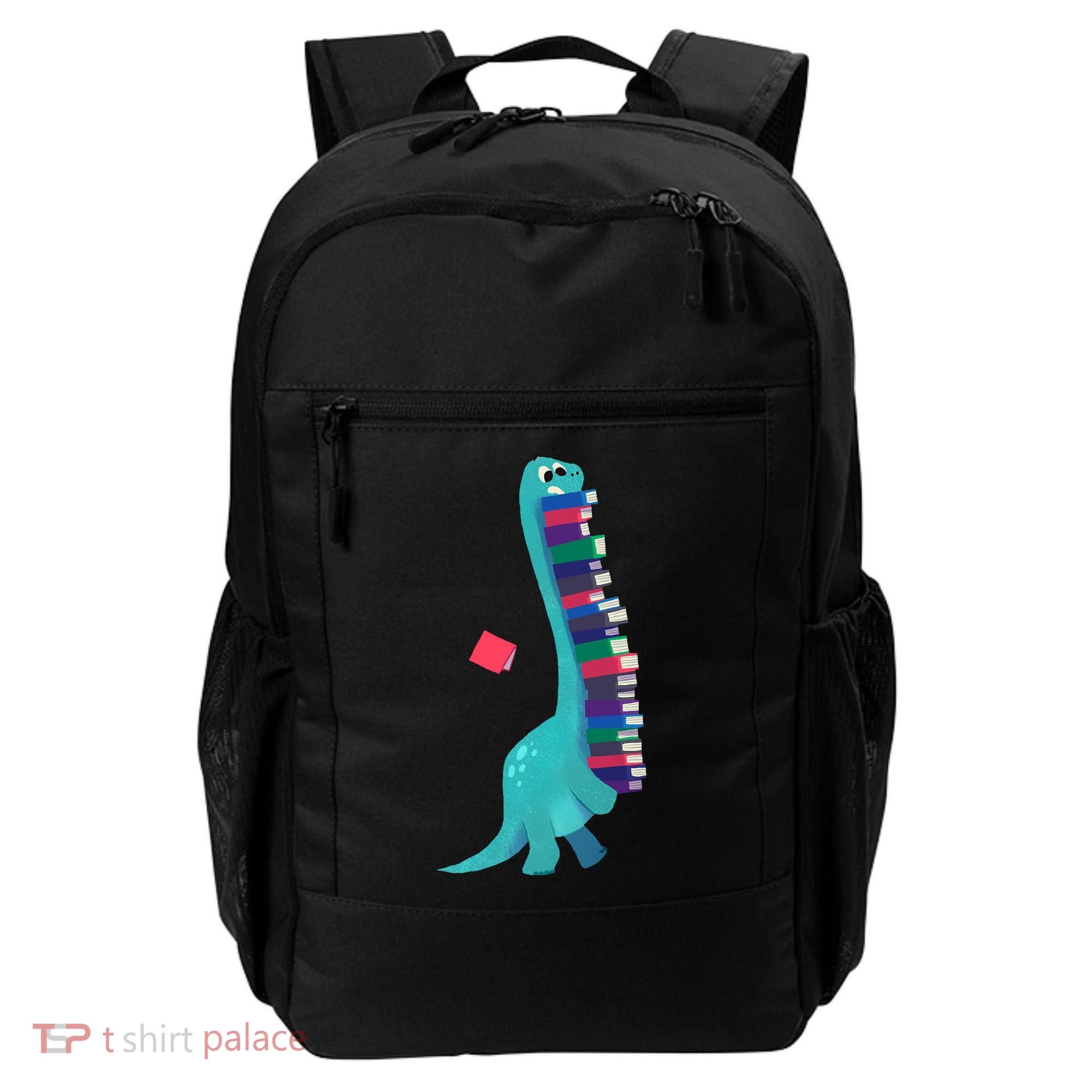 Cute Dinosaur Book Reading Readasaurus Backpack