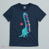 Cute Dinosaur Book Reading Readasaurus T-Shirt thumb 5