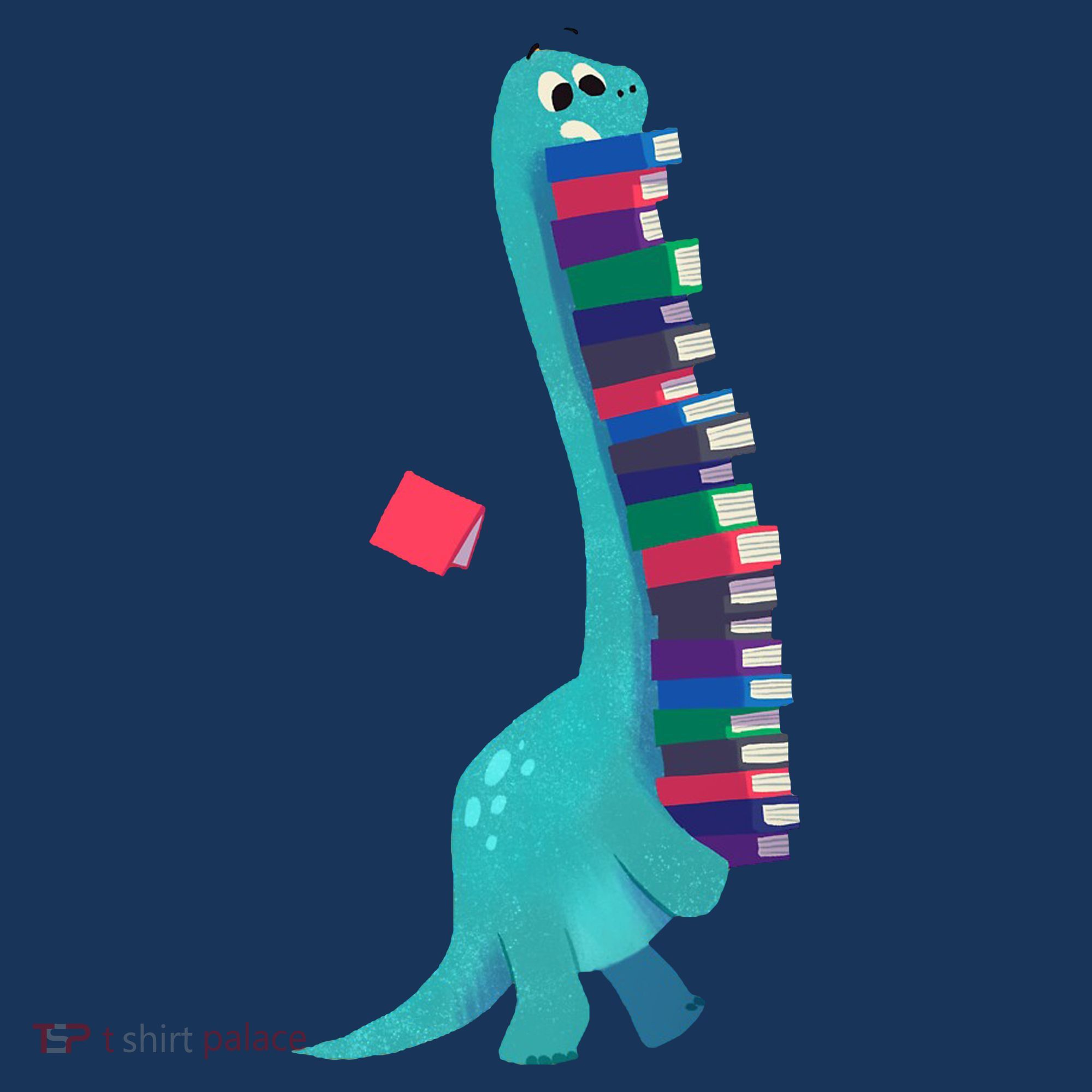 Cute Dinosaur Book Reading Readasaurus Coaster