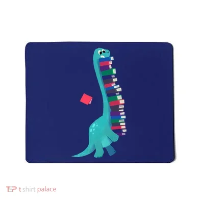 Cute Dinosaur Book Reading Readasaurus Mousepad