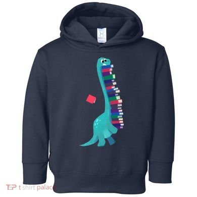 Cute Dinosaur Book Reading Readasaurus Toddler Hoodie
