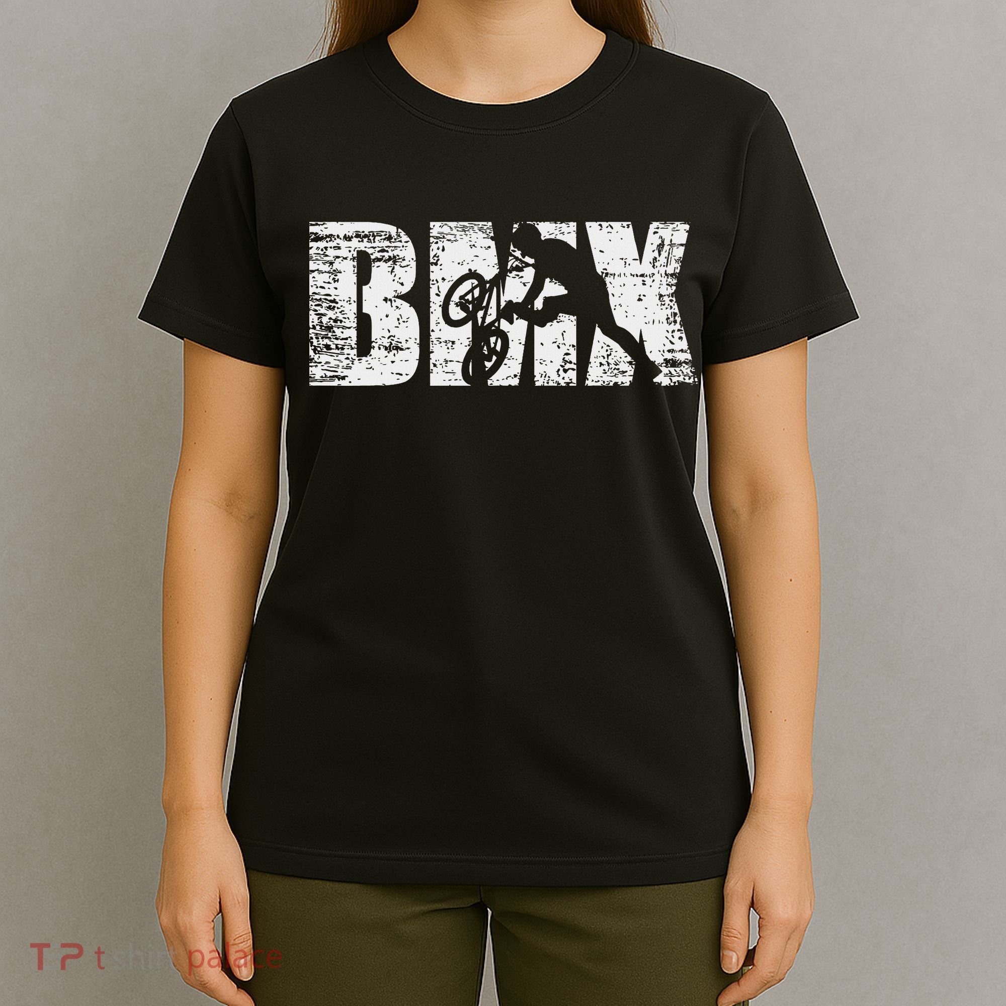 Cool Distressed Bmx For Bmx Riders T-Shirt