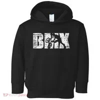 Cool Distressed Bmx For Bmx Riders Toddler Hoodie thumb 0