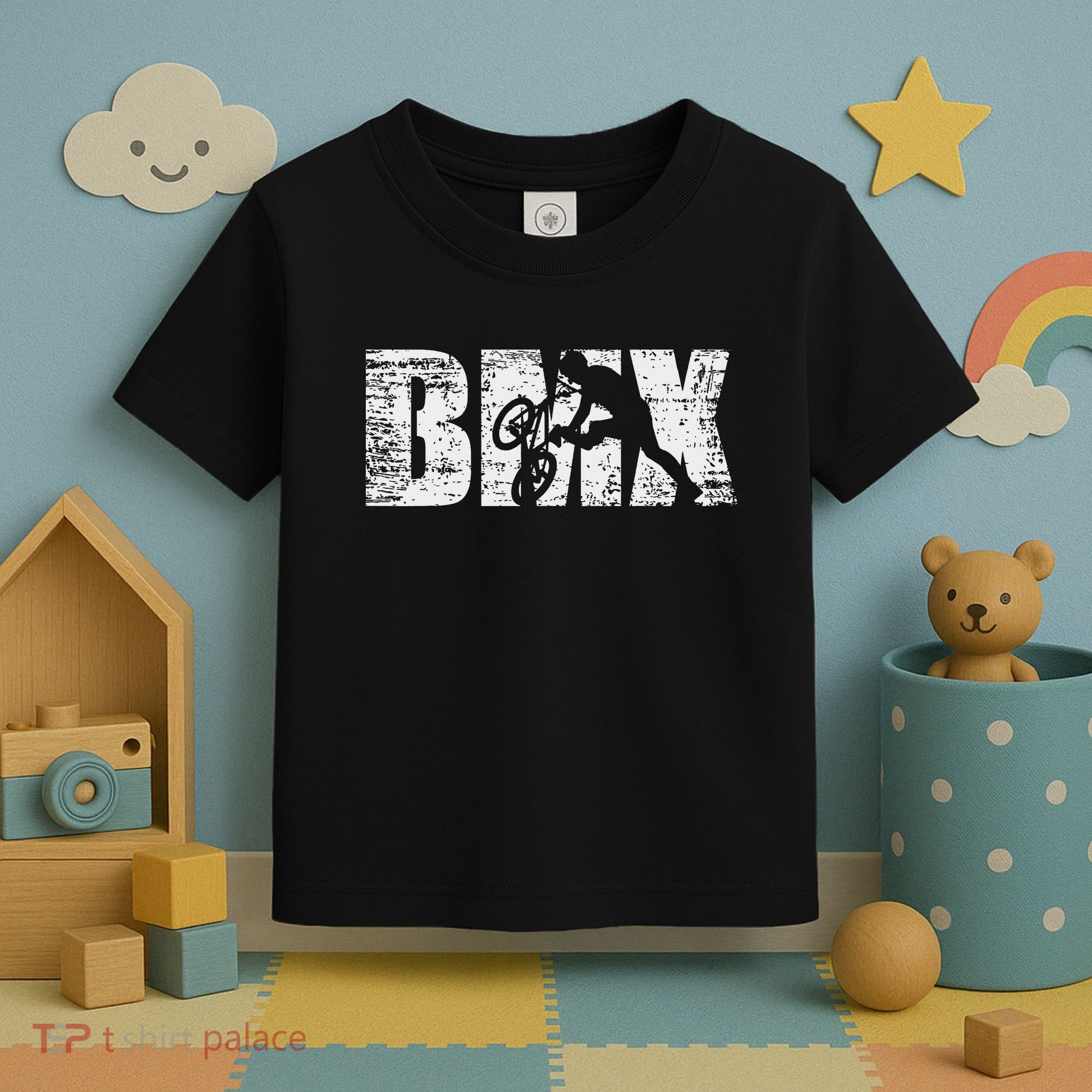 Cool Distressed Bmx For Bmx Riders Toddler T-Shirt