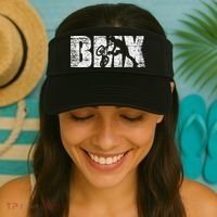 Cool Distressed Bmx For Bmx Riders Visor thumb 2