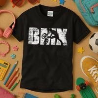 Cool Distressed Bmx For Bmx Riders Kids T-Shirt thumb 3