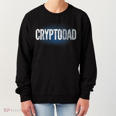 Crypto Dad Bitcoin Cryptocurrency Father Women's Sweatshirt