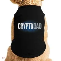 Crypto Dad Bitcoin Cryptocurrency Father Doggie Tank thumb 0