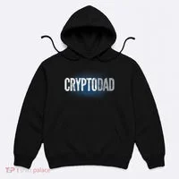 Crypto Dad Bitcoin Cryptocurrency Father Hoodie thumb 0