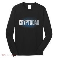 Crypto Dad Bitcoin Cryptocurrency Father Long Sleeve Shirt thumb 0