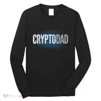 Crypto Dad Bitcoin Cryptocurrency Father Long Sleeve Shirt thumb 0