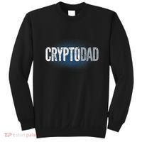 Crypto Dad Bitcoin Cryptocurrency Father Sweatshirt thumb 0