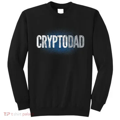 Crypto Dad Bitcoin Cryptocurrency Father Sweatshirt