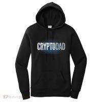 Crypto Dad Bitcoin Cryptocurrency Father Women's Hoodie thumb 0