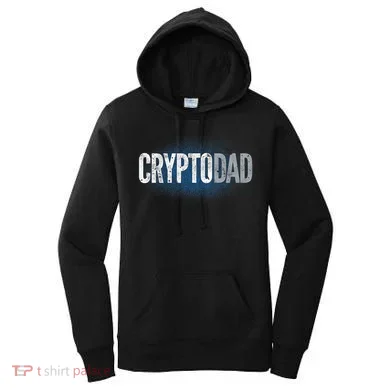 Crypto Dad Bitcoin Cryptocurrency Father Women's Hoodie