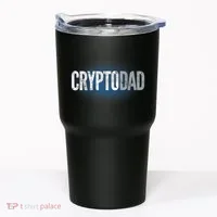 Crypto Dad Bitcoin Cryptocurrency Father Tumbler thumb 0