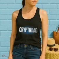 Crypto Dad Bitcoin Cryptocurrency Father Women's Tank Top thumb 2