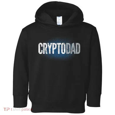 Crypto Dad Bitcoin Cryptocurrency Father Toddler Hoodie
