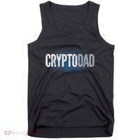 Crypto Dad Bitcoin Cryptocurrency Father Tank Top thumb 0