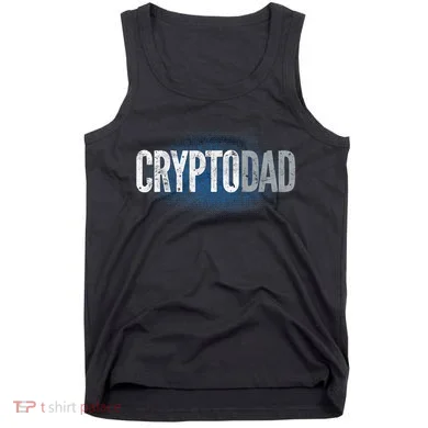 Crypto Dad Bitcoin Cryptocurrency Father Tank Top
