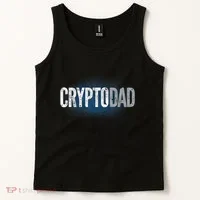 Crypto Dad Bitcoin Cryptocurrency Father Tank Top thumb 2