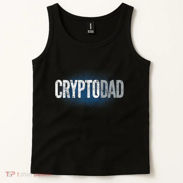 Crypto Dad Bitcoin Cryptocurrency Father Tank Top