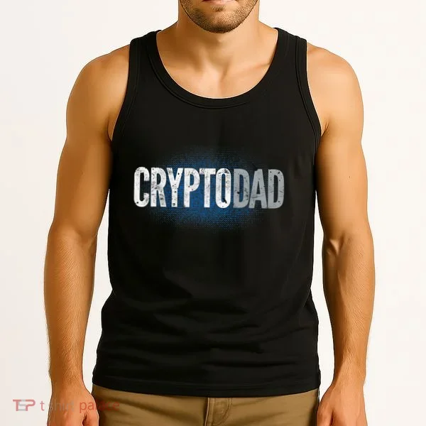 Crypto Dad Bitcoin Cryptocurrency Father Tank Top