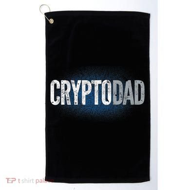 Crypto Dad Bitcoin Cryptocurrency Father Golf Towel