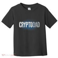 Crypto Dad Bitcoin Cryptocurrency Father Toddler T-Shirt thumb 0
