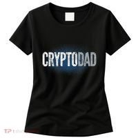 Crypto Dad Bitcoin Cryptocurrency Father Women's T-Shirt thumb 0
