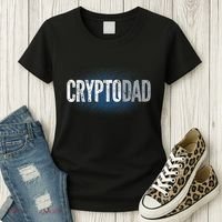 Crypto Dad Bitcoin Cryptocurrency Father Women's T-Shirt thumb 3