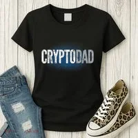 Crypto Dad Bitcoin Cryptocurrency Father Women's T-Shirt thumb 3