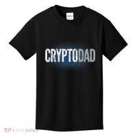 Crypto Dad Bitcoin Cryptocurrency Father Kids T-Shirt thumb 0